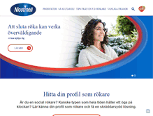 Tablet Screenshot of nicotinell.se